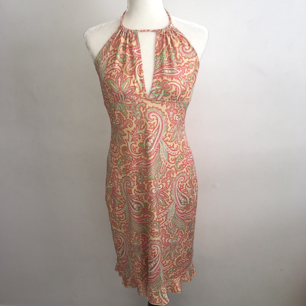 To the Max colorful paisley print Dress